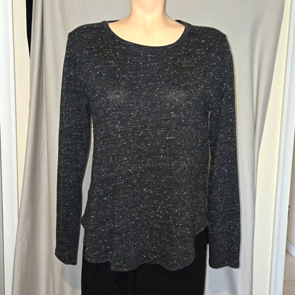 Loft long sleeved tunic with Chiffon back